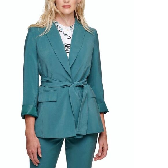 DKNY Teal Blazer - Picture 2 of 15